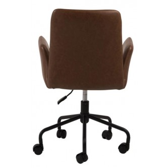 Fotel biurowy Naya PU brązowy