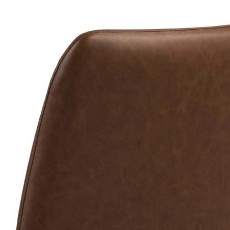 Fotel biurowy Naya PU brązowy