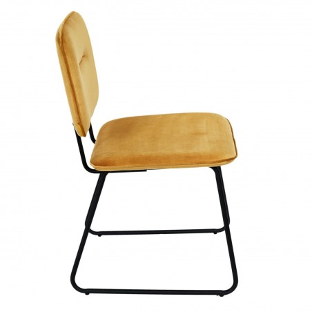 Krzesło Adele VIC żółte