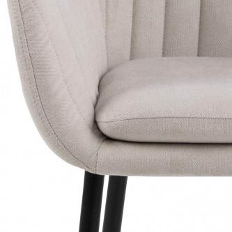 Krzesło Emilia beżowe paski