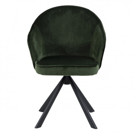 Krzesło Mitzie zielone