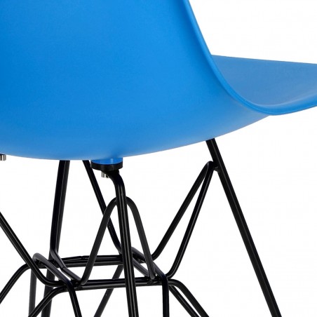 Krzesło P016 PP Black niebieskie