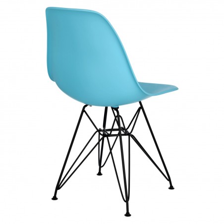 Krzesło P016 PP Black ocean blue