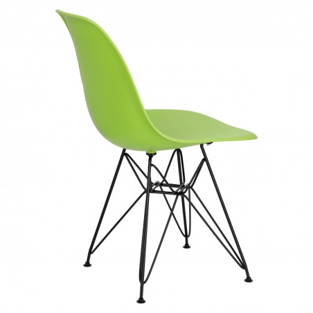 Krzesło P016 PP Black zielony