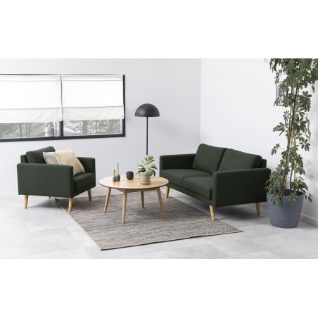 Sofa 2-osobowa Stella zielona