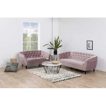 Sofa 3osobowa Ria Velvet dusty rose