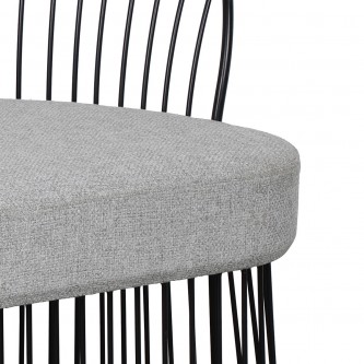 Sofa Ombra czarna szara poduszka
