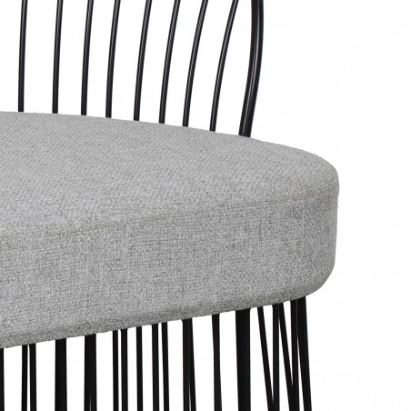 Sofa Ombra czarna szara poduszka