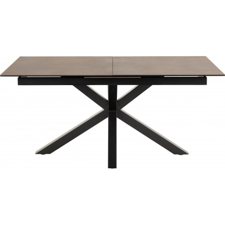 Stoł Heaven 168/210cm brązowy/czarny