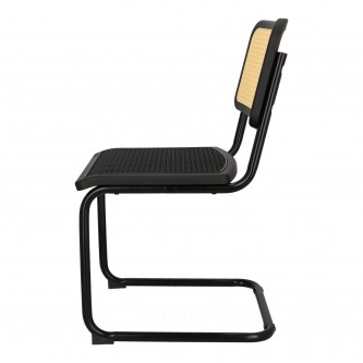 Krzesło Nelson black swing natural/black