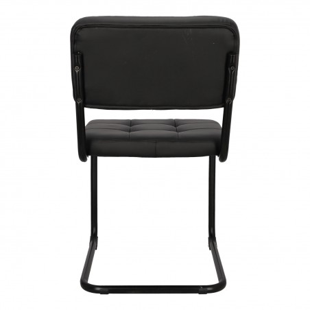 Krzesło Nelson soft black swing black PU