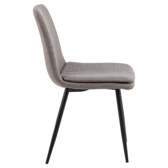 Krzesło Becca szare tkanina Basel 34FR